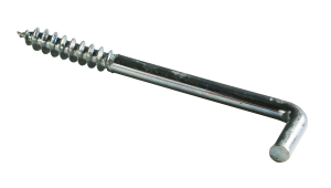 Gond à visser 5x50mm filet bois - zingué - 5 pces